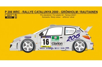 Decal – Peugeot 206 WRC  Rally Catalunya 2000